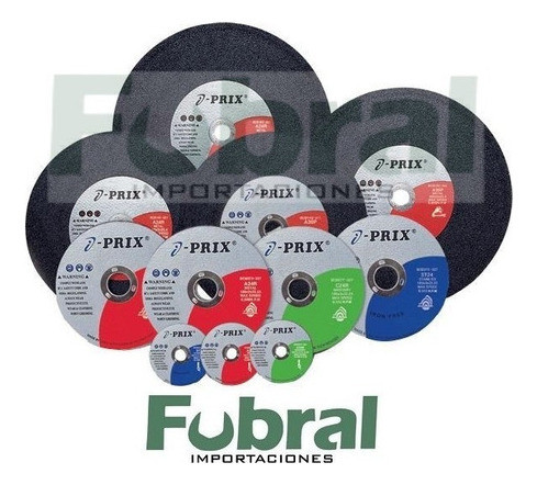 Disco Corte Para Metal De 180 X 3mm K-prix 10+2 Fubral 0