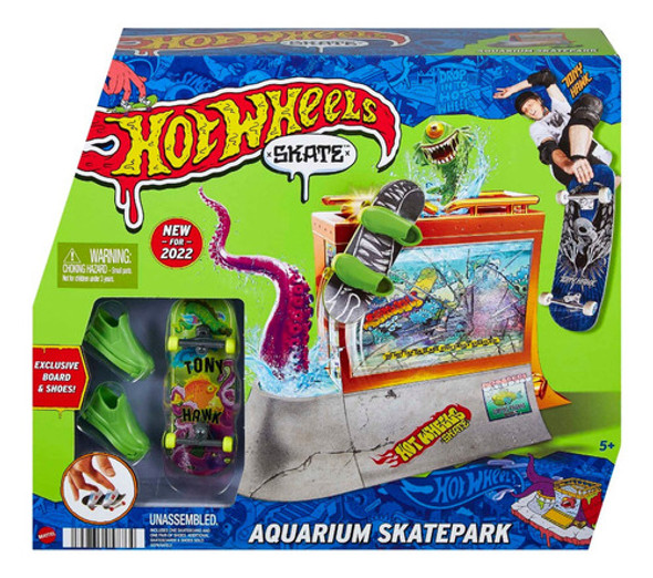 Hot Wheels - Parque De Skate Aquarium Skatepark - Hgt91 0