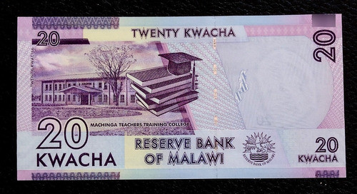 Malawi 20 Kwacha 2016 Sc Pick 63 Educación 1