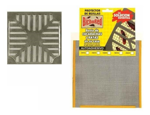 Protector De Rejillas Para Piso Autoadhesivo 8 X 8cm Bichore 0