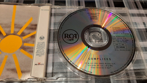 Cómplices - Cuando Duermes - Cd Single Español 1991 1