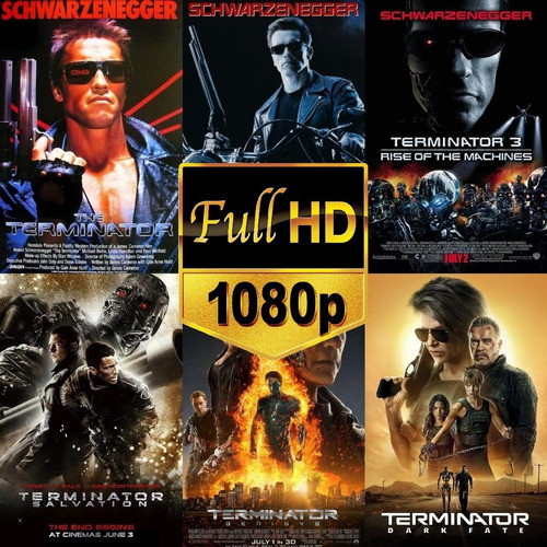 Terminator Serie De Peliculas Saga Completa Calidad Full Hd 0