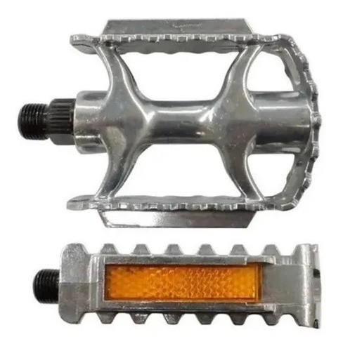 Pedales Aluminio Pulido Slp Mtb Freestyle Rosca 9/16 X Par 0