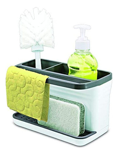 Organizador Para Fregadero De Cocina Glad Caddy Con 2 Compar 0