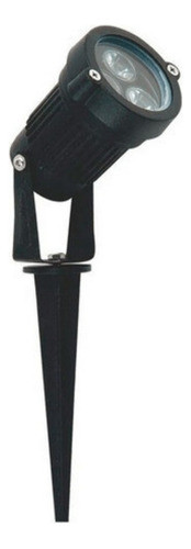 Pincho De Jardín Luz Led 6w Color Verde Metálico 0