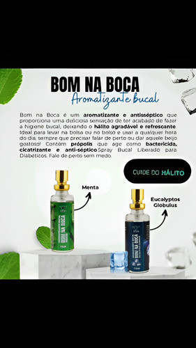 Kit 2 Bom Na Boca Arom. E Antisséptico Bucal Eucalyptos 1