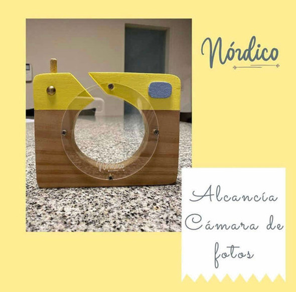 Alcancía De Madera Y Acrílico Para Niños 1