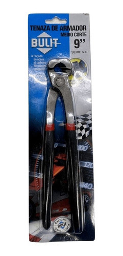 Tenaza Armador Forjada Acero Bulit 9 X 230 Mm Medio Corte 1