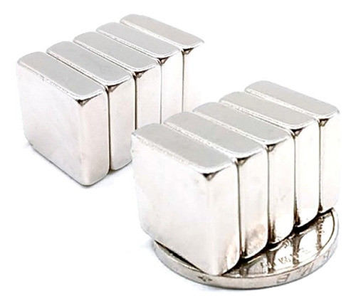 10pcs. Imã De Neodímio Pastilha Quadrado 15x15x5mm - N35 1