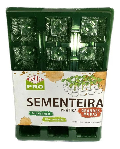 Bandejas Para Plantar Sementes Mudas 15 Células 1
