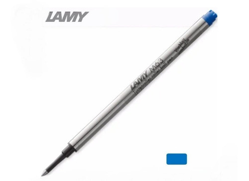 2 Cargas Da Caneta Rollerbal Lamy M63 Refil - Azul Ponta M 1