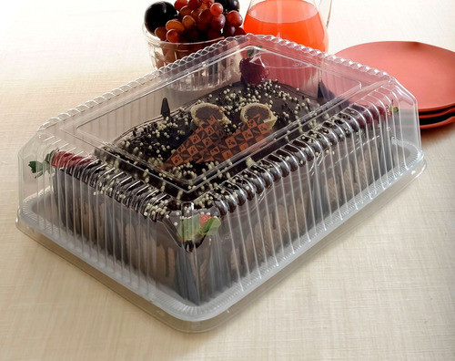 Tortera Rectangular Para Torta 31x13x11 Cm Caja X 50 Unidad 1