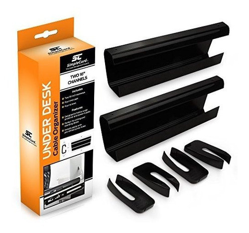 Organizador De Cables Para Debajo De La Mesa  Canal De Gesti 0