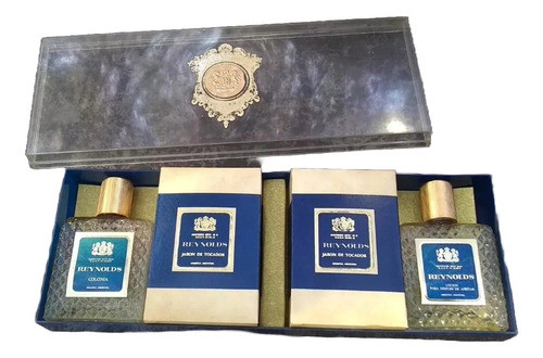 Caja De Jabones, Loción Y Colonia Marca Reynolds Antigua 0