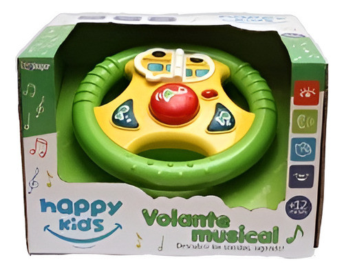 Volante Musical Didáctico Luz Y Sonido Juguete Bebe 0