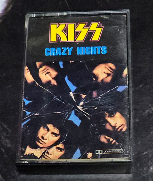Kiss Cassette Crazy Nights Nacional De Época Excelent Envío 0