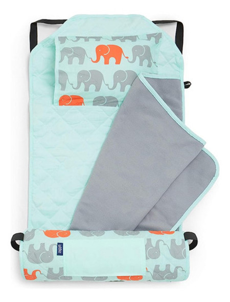 Wildkin Kids Modern Nap Mat Con Almohada Reutilizable Para N 0