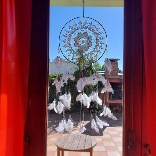 Mandalas Colgantes Atrapasueños Con Plumas 0