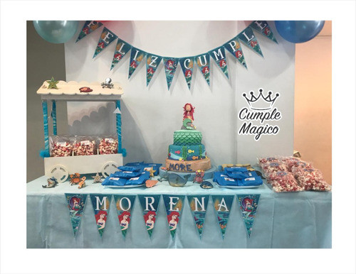 Raya Y El Ultimo Dragon  Banderín Decoración Cumpleaños 1