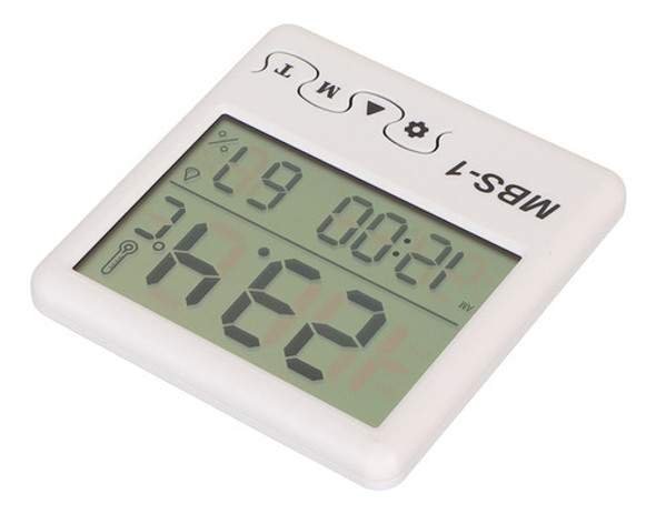 Relógio De Termômetro Digital, Higrômetro Interno Montado Na 0