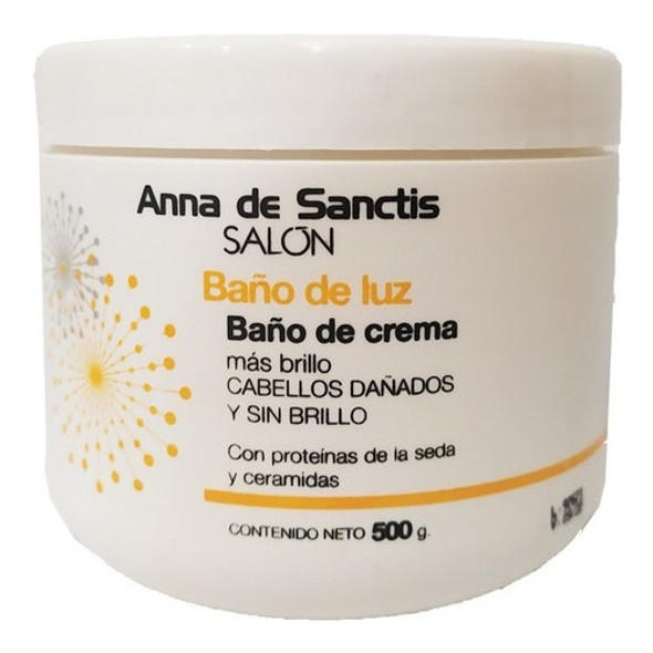 Baño De Crema Luz Cabellos Dañados Reparador Olio 500 Grs 0