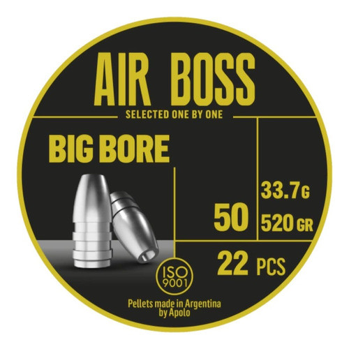 Balines Apolo Big Bore Cal .50 X 22 U 520 Grains 33.7 Gramos 0