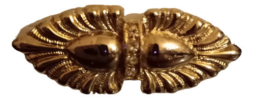Antiguo Prendedor Broche Metal Dorado Bañado En Oro C°9678ws 0