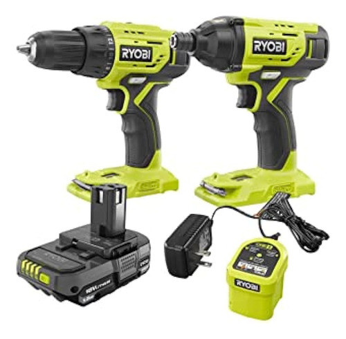 Tti Ryobi 18-volt Inalámbrico 1/2 PuLG. Kit Combinado De Tal 0