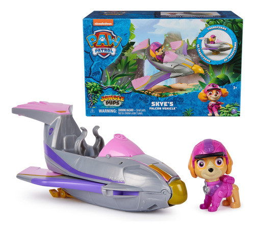 Veículo De Brinquedo Paw Patrol Jungle Pups Skye Falcon Com 0