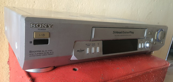 Video Cassete Sony Slv-ex5br-5 Cabeças-funcionando-usado 1