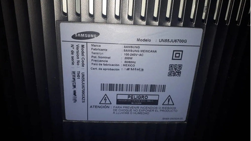 Busco Pantalla Para Smartv Samsung 55 Curvo Un55ju6700gczb 0