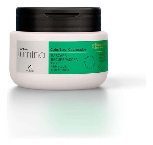 Lumina Mascara Recuperadora Cabello Rizado - Natynatura 0