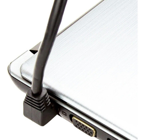 Cabo De Rede Cat6 Plug 90° Graus Para Cima - 50 Cm 1