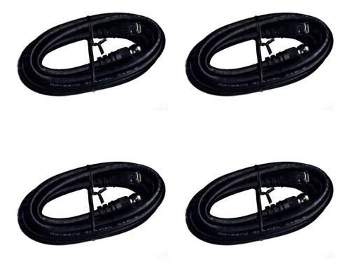 Cable Coaxil Coaxial Rg59 2 Direct Tv Flow Cablevisión X 4u 0