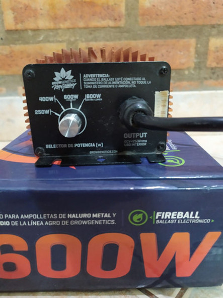 Balasto 660 W Indoor Marca Fireball Grow Genetic 1