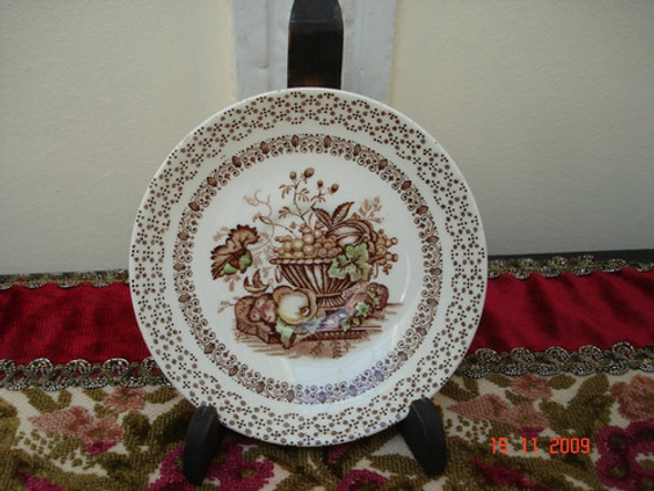 Plato Ingles Antiguo Decorado Con Frutas Impecable Miralo 0 Plato Ingles Antiguo Decorado Con Frutas Impecable Miralo 0