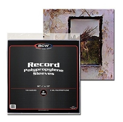 Bcw 1 Rslv 33 Rpm Record Sleeves (100 0