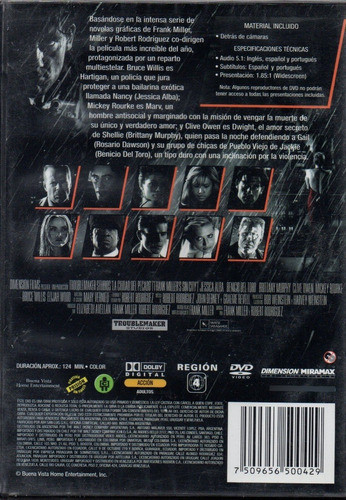 La Ciudad Del Pecado - Dvd Nuevo Original Cerrado - Mcbmi 1