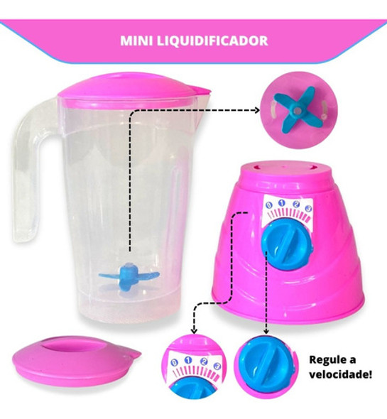 Liquidificador Infantil De Brinquedo Desmontável Cozinha 1