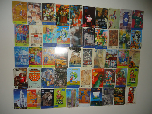 Kit Com 50 Cartões Telefônico-diversos Temas-ref. 41 0