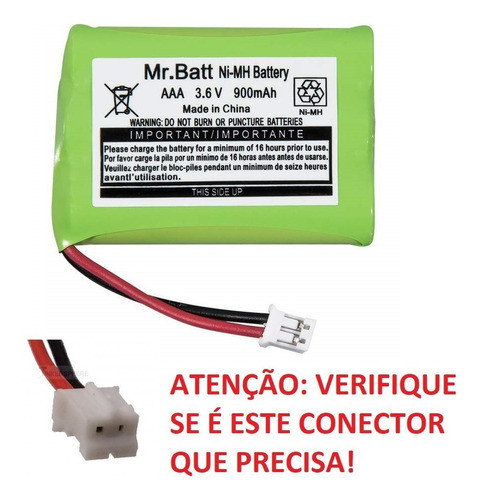 Bateria Tfl3x44aaa900-cb 94-01a Para Baba Eletronica 3,6v 0