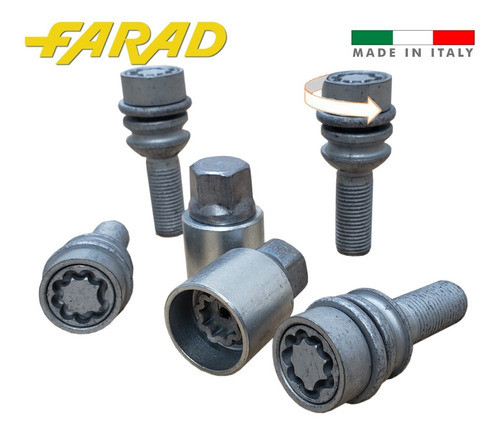 Tuercas Antirrobo Farad S Giratoria El+seguro Vw Amarok 0