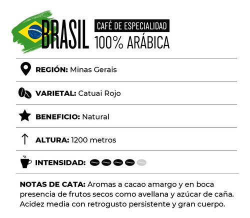 Café Brasil Molido Para Cargar 40 Cápsulas Caffettino Dolce 1