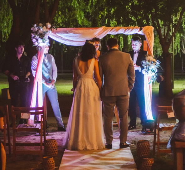 Altar Boda Pergola Ceremonia Evento Casamiento Ambientación 1