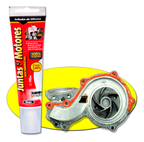 Sellador Silicona Para Alta Temperatura Pomo 110ml Suprabond 0