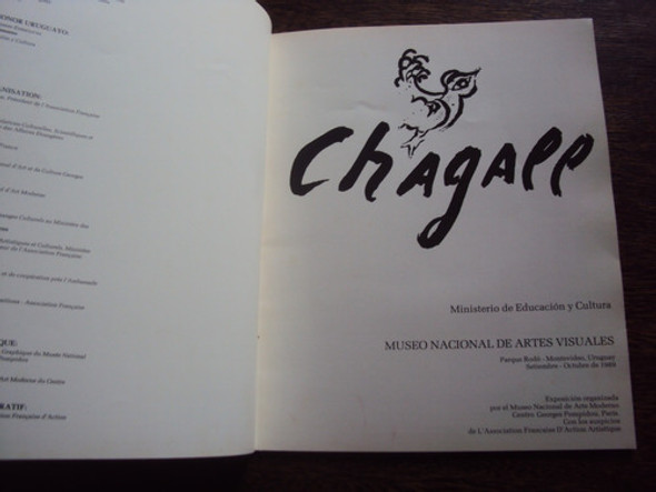 Chagall Catalogo Exposicion Museo Artes Visuales 1989 Pintur 1