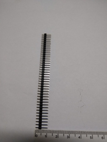 Kit 10 Peças -  Barra De Pinos 1x40x11,2 180 Graus 2.54 Mm 1