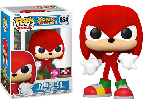 Funko Pop Sonic The Hedgehog Knuckles Flocked Target Con 0