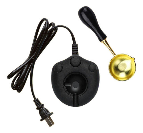 Selo De Cera Elétrico Aquecedor De Cera De Preto 0