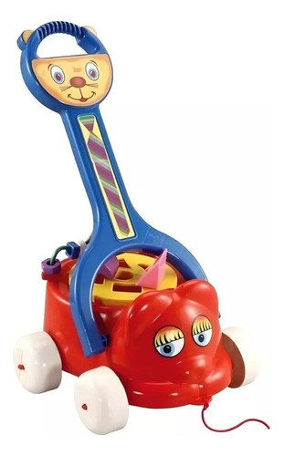 New Plast Paseador Gato Arrastre Y Encastre 20176 Loony Toys 0